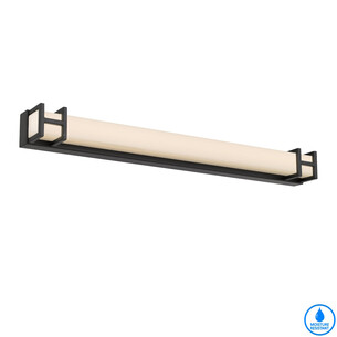 GILSON WB60-BK3C - GILSON 60 VANITY WALL LIGHT - BLACKGILSON WB60-BK3C