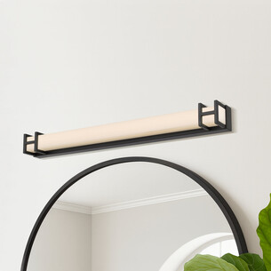 GILSON WB60-BK3C - GILSON 60 VANITY WALL LIGHT - BLACKGILSON WB60-BK3C 2