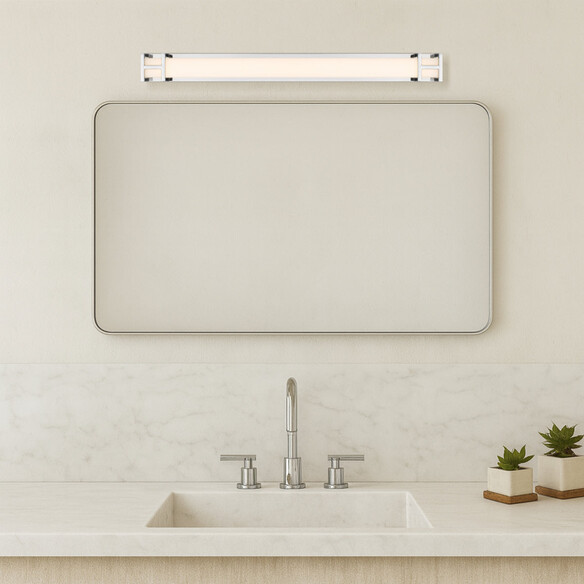 GILSON WB60-CH3C - GILSON 60 VANITY WALL LIGHT - GILSON WB60-CH3C