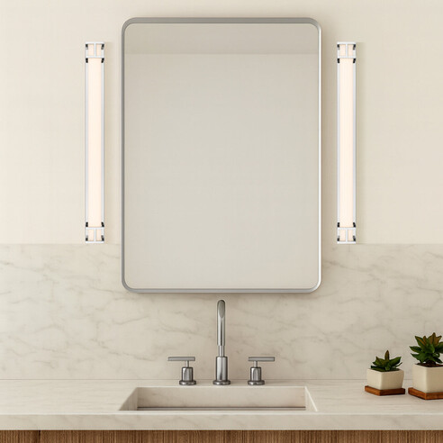 GILSON WB60-CH3C - GILSON 60 VANITY WALL LIGHT - GILSON WB60-CH3C