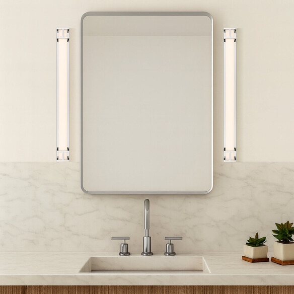 GILSON WB60-CH3C - GILSON 60 VANITY WALL LIGHT - GILSON WB60-CH3C