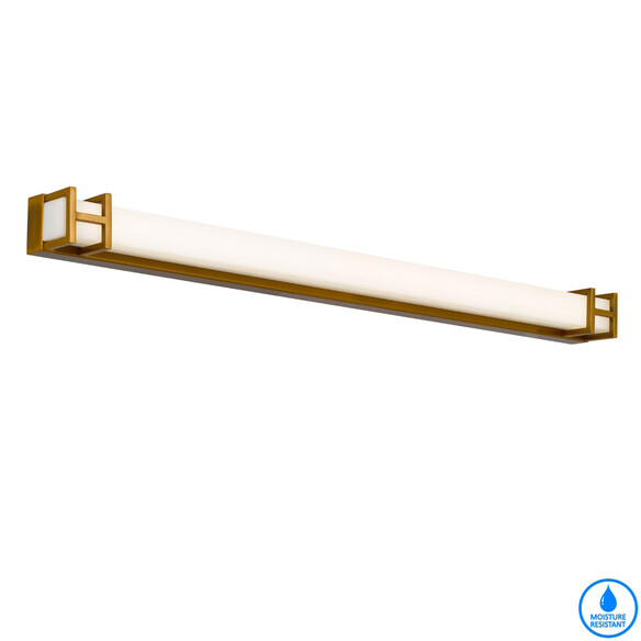 GILSON WB80-AG3C - GILSON 80 VANITY WALL LIGHT - ANTIQUE GOLD
