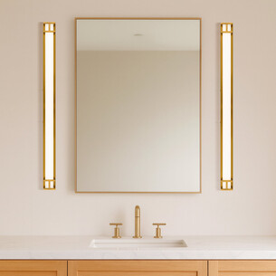 GILSON WB80-AG3C - GILSON 80 VANITY WALL LIGHT - ANTIQUE GILSON WB80-AG3C 2