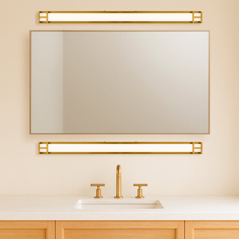 GILSON WB80-AG3C - GILSON 80 VANITY WALL LIGHT - GILSON WB80-AG3C