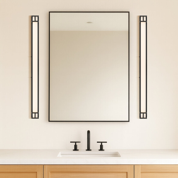GILSON WB80-BK3C - GILSON 80 VANITY WALL LIGHT - GILSON WB80-BK3C
