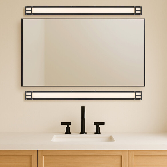 GILSON WB80-BK3C - GILSON 80 VANITY WALL LIGHT - GILSON WB80-BK3C