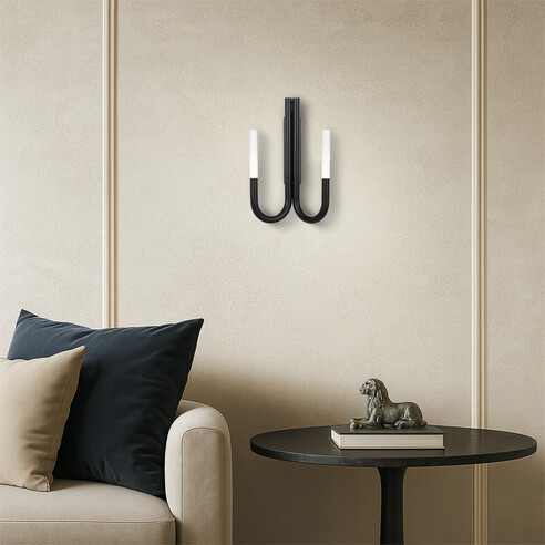 JOSHUA WB40-BK - JOSHUA 40 WALL LIGHT - BLACKJOSHUA WB40-BK