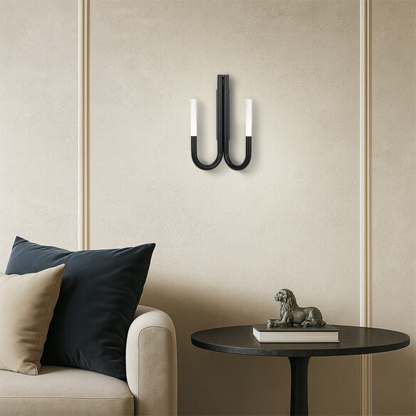 JOSHUA WB40-BK - JOSHUA 40 WALL LIGHT - BLACKJOSHUA WB40-BK