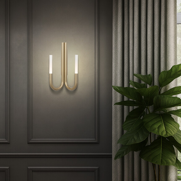 JOSHUA WB40-GD - JOSHUA 40 WALL LIGHT - GOLDJOSHUA WB40-GD