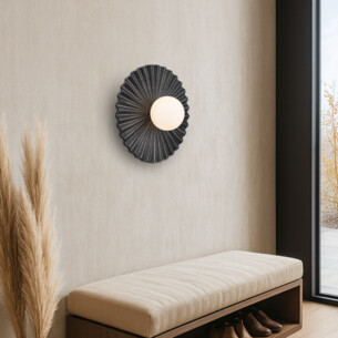 KINSO WB35-ASOM - KINSO 35 WALL LIGHT - ANTIQUE SILVERKINSO WB35-ASOM 2