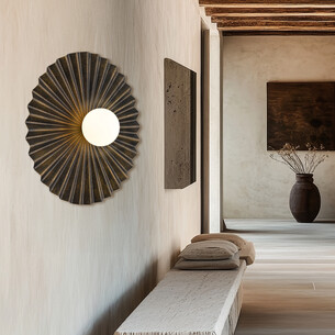 KINSO WB50-AGOM - KINSO 50 WALL LIGHT - ANTIQUE GOLDKINSO WB50-AGOM 2