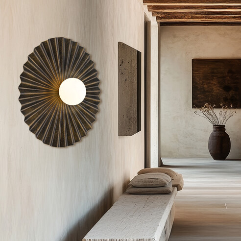 KINSO WB50-AGOM - KINSO 50 WALL LIGHT - ANTIQUE KINSO WB50-AGOM