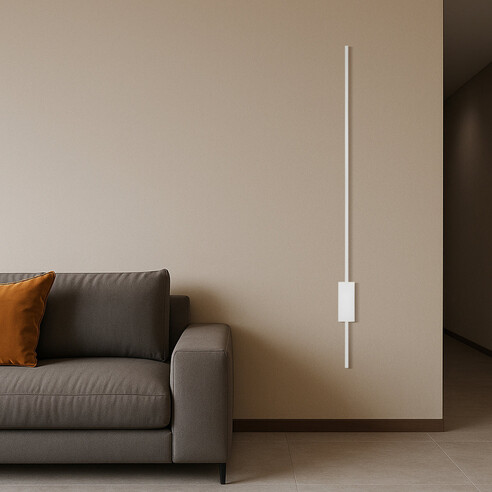 MADRAS WB120-WH - MADRAS 120CM WALL LIGHT - WHITEMADRAS WB120-WH
