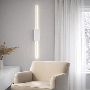 MADRAS WB60-WH - MADRAS 60CM WALL LIGHT - WHITEMADRAS WB60-WH 2