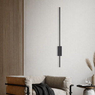 MADRAS WB90-BK - MADRAS 90CM WALL LIGHT - BLACKMADRAS WB90-BK 2