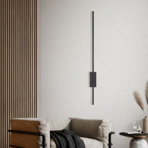 MADRAS WB90-BK - MADRAS 90CM WALL LIGHT - BLACKMADRAS WB90-BK