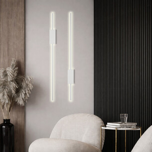 MADRAS WB90-WH - MADRAS 90CM WALL LIGHT - WHITEMADRAS WB90-WH 2
