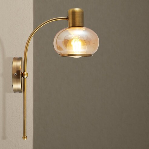 MARBELL WB-ABAM - MARBELL WALL LIGHT - ANTIQUE MARBELL WB-ABAM