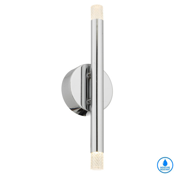 MILAZO WB2-CH3K - MILAZO 2 LIGHT WALL LIGHT - CHROME