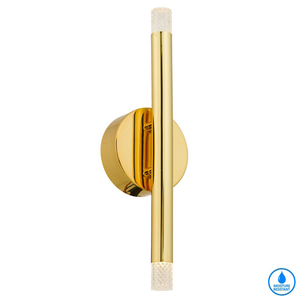 MILAZO WB2-GD3K - MILAZO 2 LIGHT WALL LIGHT - GOLD