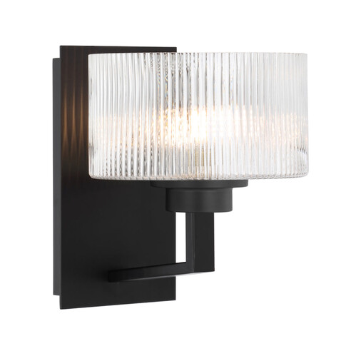 MORENO2 WB-BK - MORENO II WALL LIGHT - BLACK