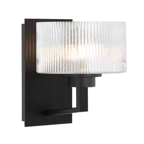 MORENO2 WB-BK - MORENO II WALL LIGHT - BLACK