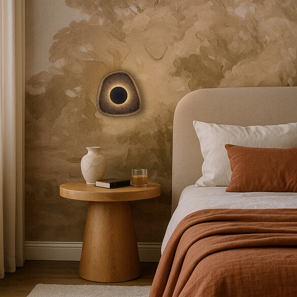 MORO WB-BKGY - MORO WALL LIGHT - BLACKMORO WB-BKGY