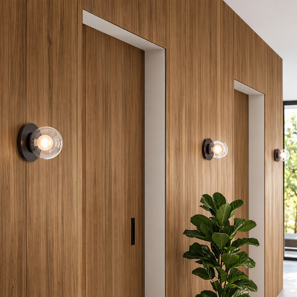 MOSARI WB-BK - MOSARI WALL LIGHT - BLACKMOSARI WB-BK