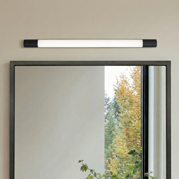 ORAS 18.665-BK3C - ORAS 18W WALL LIGHT IP44 66.5cm - BLACK