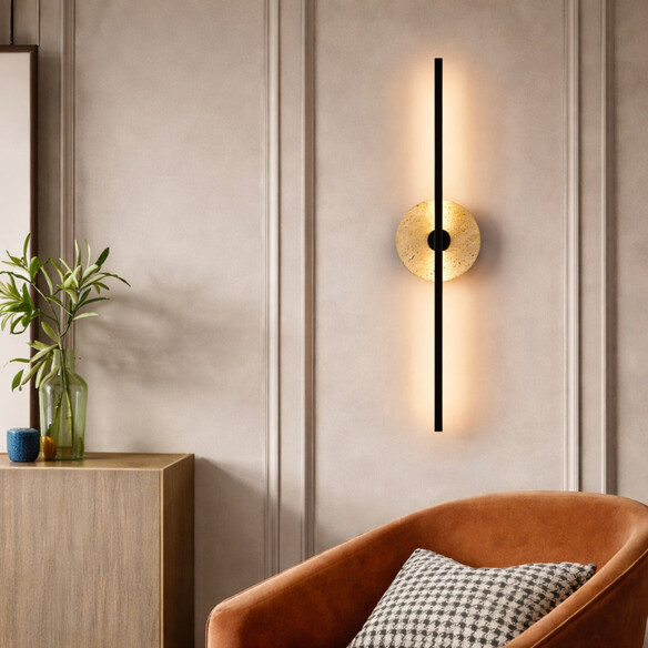 RIMINI WB-BEBK - RIMINI WALL LIGHT - BLACK