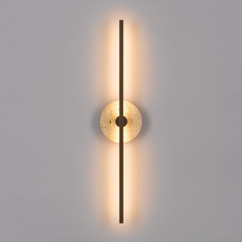 RIMINI WB-BEVB - RIMINI WALL LIGHT - VINTAGE BRASS