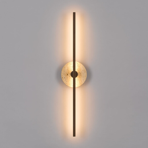 RIMINI WB-BEVB - RIMINI WALL LIGHT - VINTAGE BRASS
