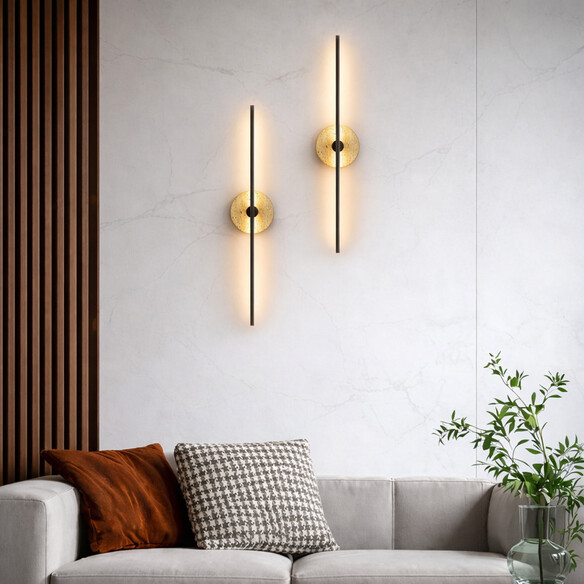 RIMINI WB-BEVB - RIMINI WALL LIGHT - VINTAGE BRASSRIMINI WB-BEVB