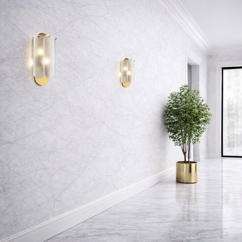 SAMONA WB-AGCL - SAMONA WALL LIGHT - ANTIQUE GOLDSAMONA WB-AGCL