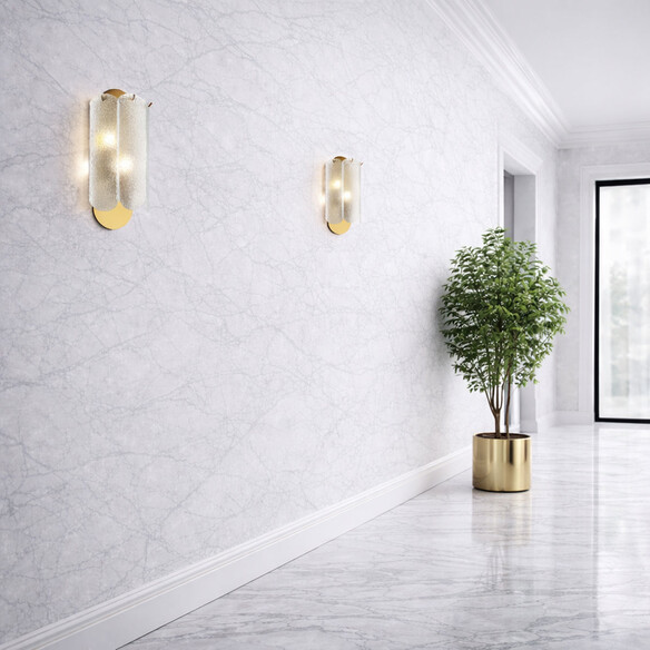 SAMONA WB-AGCL - SAMONA WALL LIGHT - ANTIQUE GOLDSAMONA WB-AGCL