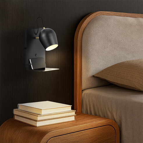 SHYN WB-BK - SHYN WALL LIGHT - BLACKSHYN WB-BK