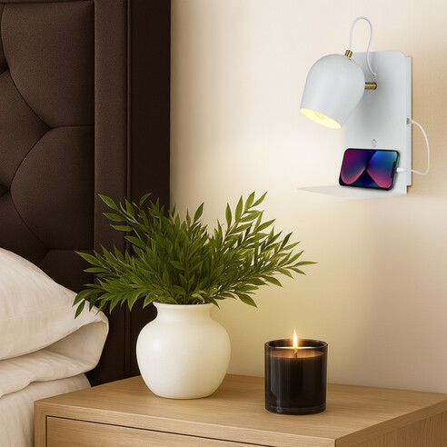 SHYN WB-WH - SHYN WALL LIGHT - WHITESHYN WB-WH
