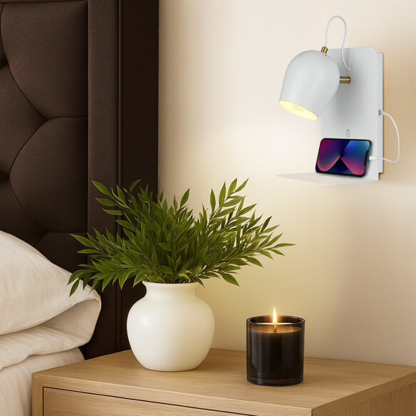 SHYN WB-WH - SHYN WALL LIGHT - WHITESHYN WB-WH