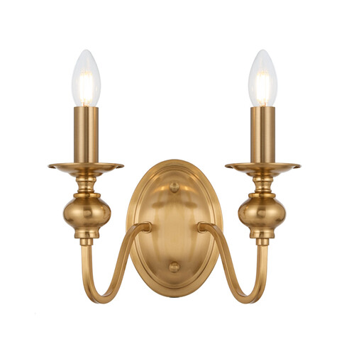 SIEDEL WB2-CP - SIEDEL 2 LIGHT WALL LIGHT - CopperSIEDEL WB2-CP