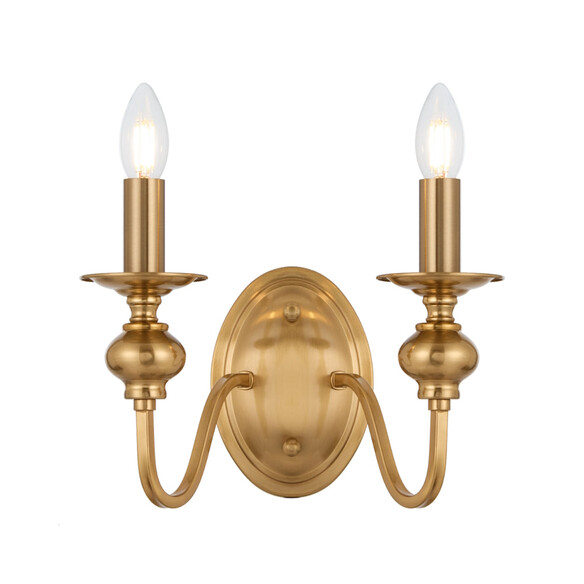 SIEDEL WB2-CP - SIEDEL 2 LIGHT WALL LIGHT - Copper