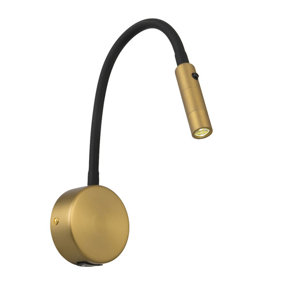 SOLIO WB-AB - SOLIO WALL LIGHT - ANTIQUE BRASS