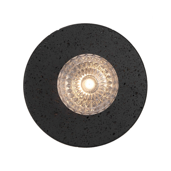 VARON WB-BKCLP - VARON WALL LIGHT BLACK TRAVERTINE - Clear