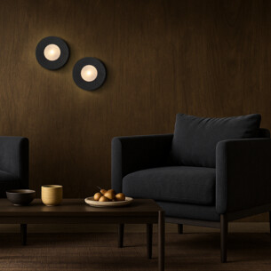 VARON WB-BKFRT - VARON WALL LIGHT BLACK TRAVERTINE - FrostVARON WB-BKFRT 2