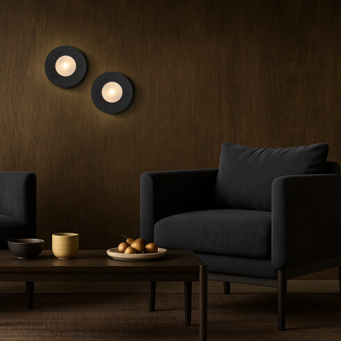 VARON WB-BKFRT - VARON WALL LIGHT BLACK VARON WB-BKFRT