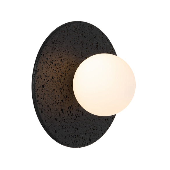VARON WB-BKOM - VARON WALL LIGHT BLACK TRAVERTINE - Opal Matt