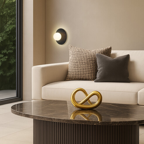 VARON WB-BKOM - VARON WALL LIGHT BLACK TRAVERTINE VARON WB-BKOM