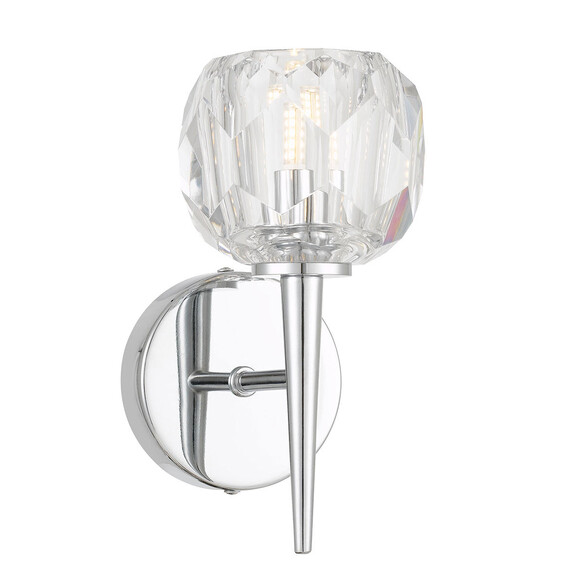 ZAHA WB1-CHCR - ZAHA 1 WALL LIGHT - CHROME