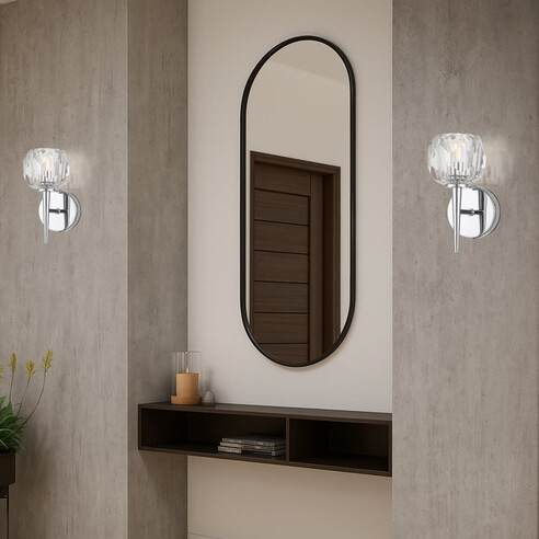 ZAHA WB1-CHCR - ZAHA 1 WALL LIGHT - CHROMEZAHA WB1-CHCR