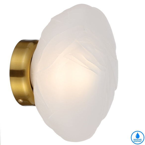 ZECCA WB-AGFR - ZECCA WALL LIGHT - ANTIQUE GOLD