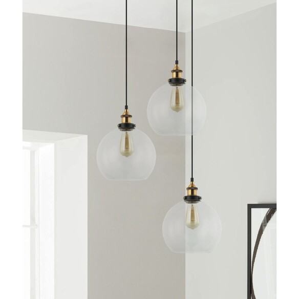PESINI1 - Interior Wine Glass with Antique Brass/ PESINI1